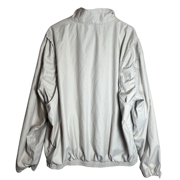 VTG Polo Ralph Lauren Mens Half Zip Pullover Khaki Pony Mesh Lined Jacket Sz XXL - Picture 2 of 12